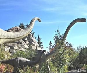 пазл Брахиозавр